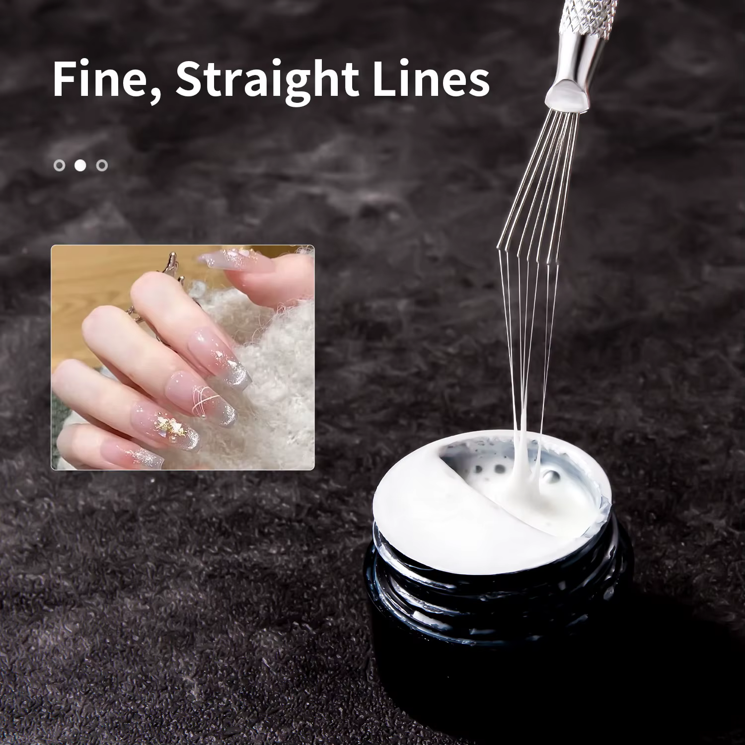 Outil de tréfilage pour Nail Art, stylo multifonctionnel à sept broches, brosse de Texture, bricolag