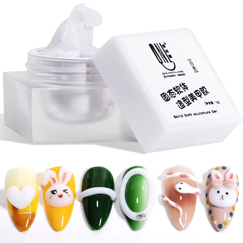 RSNAIL 5g solide sculpté Gel vernis à ongles antiadhésif main moulage Gel tremper UV/LED Nail Art cl
