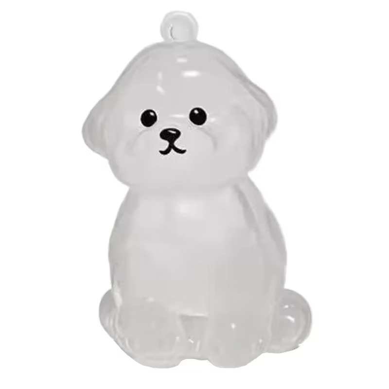 Pendentif porte-clés mignon pour poils de chien, accessoire de sac, porte-clés de voiture pour coupl