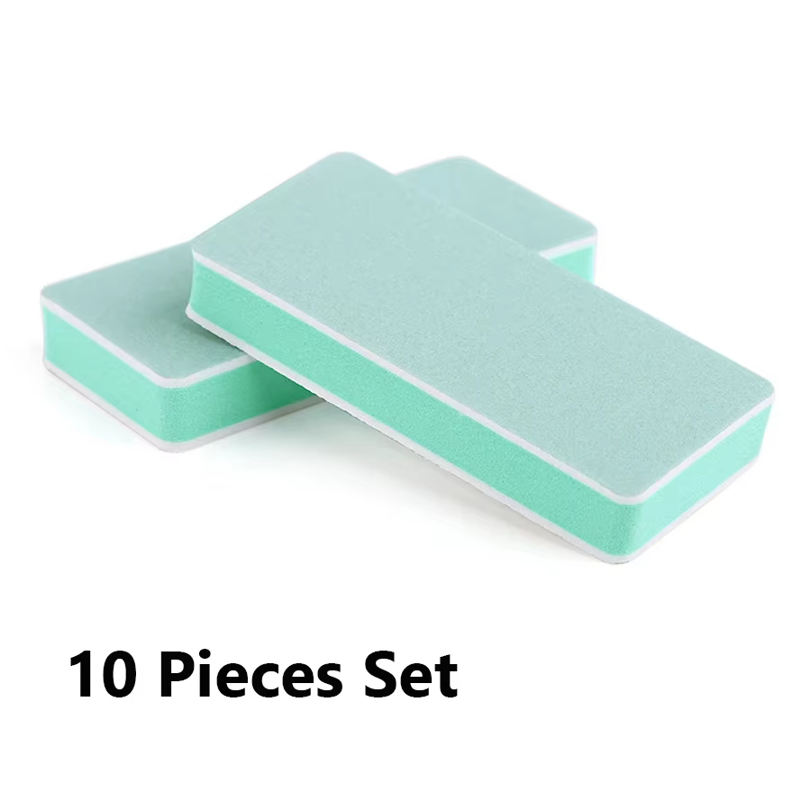 Blocs de polissage des ongles double face, soins professionnels des ongles, outils de polissage mult