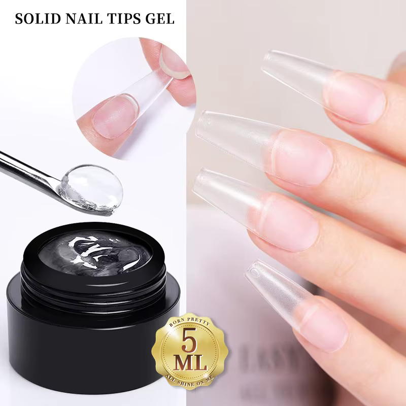 BORN PRETTY 15ml Gel d'extension de main antiadhésif transparent 3D façonnage sculpture Nail Art Gel