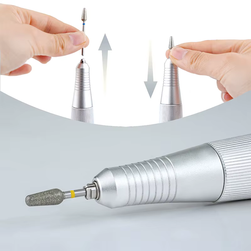 Foret à ongles électrique en diamant, lime à ongles en sable, outil de manucure pour le polissage de
