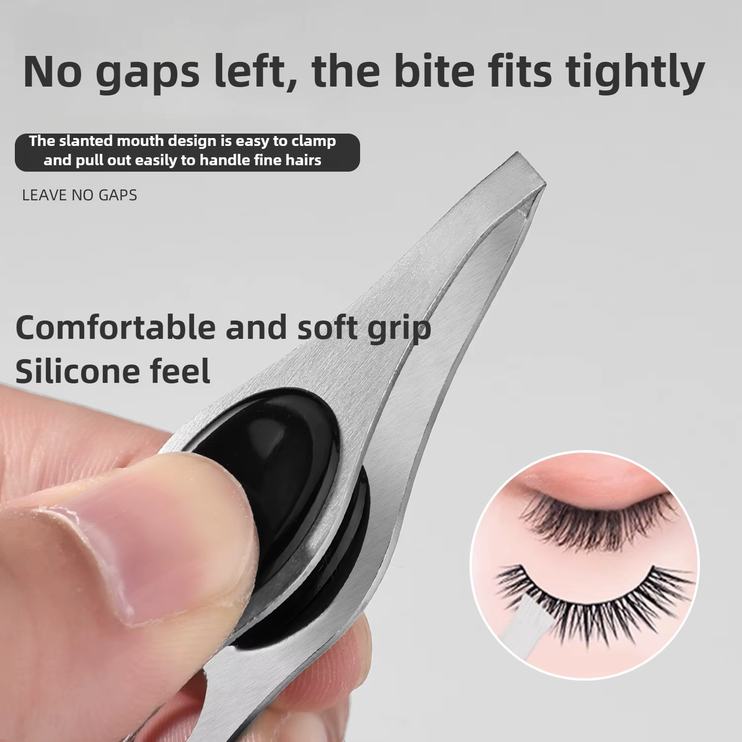 Pince à épiler Portable en acier inoxydable, 1 pièce, Design intelligent, pour enlever les poils des