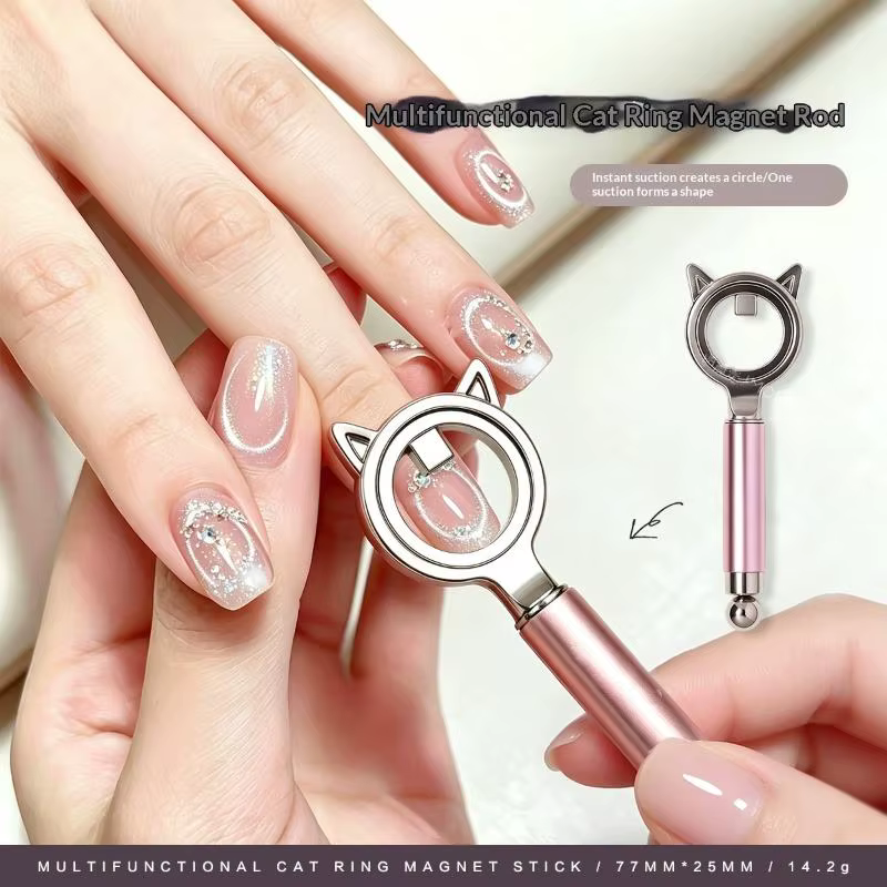 Gel Polish Effet Trou Noir Magnétique Œil de Chat Creux Nouvelle Formule Ultra-Puissante Séchage Rap