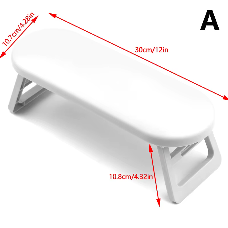 Support pliable pour manucure, support pour coussinets, table, bureau, accoudoir, éponge, polymères,