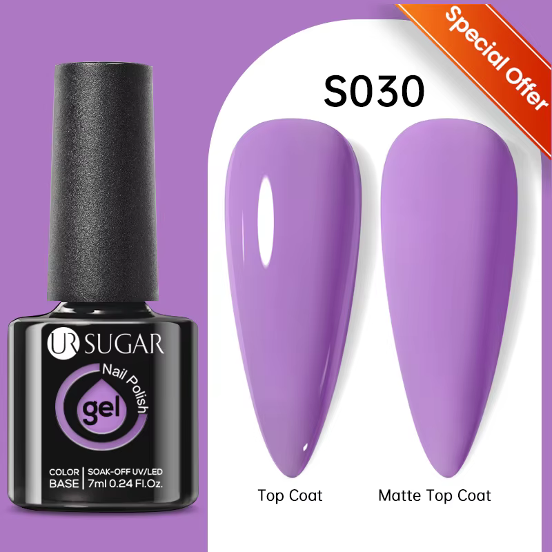 UR SUGAR 30ml Gel de Base en caoutchouc grand Volume sans lingette couche de finition recharge paque