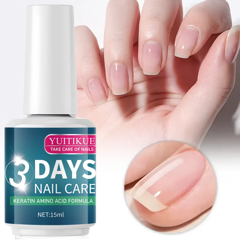 Vernis de traitement pour soins des ongles 3 jours - Vernis à ongles hydratant et éclaircissant avec