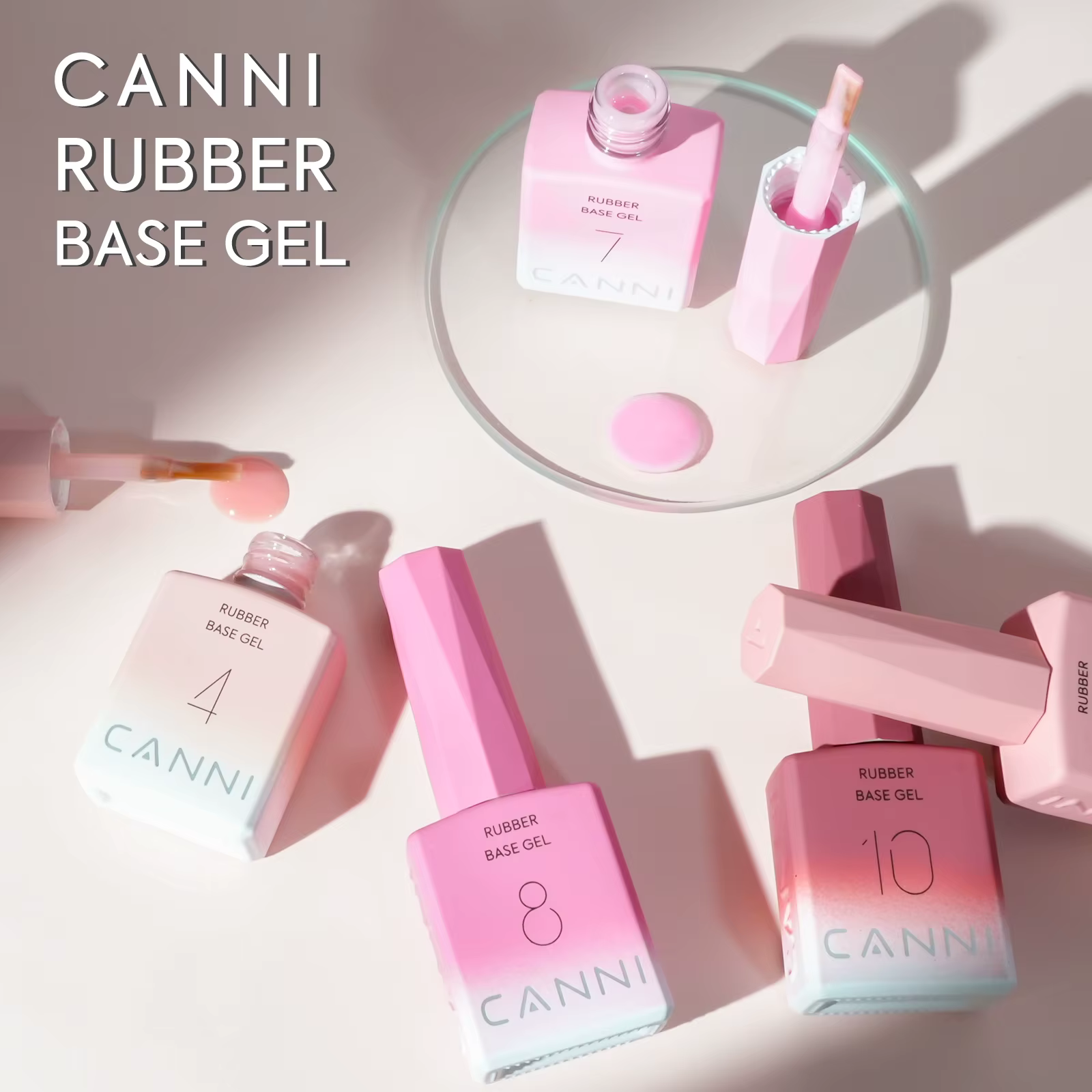 CANNI vernis à ongles HEMA/TPO Extension gratuite Gel UV constructeur Gel à ongles en bouteille Base