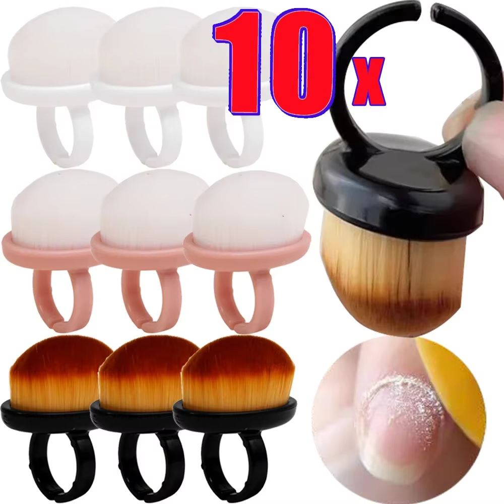 Brosse professionnelle anti-poussière pour ongles, brosse pour enlever le vernis Gel et la poudre, o