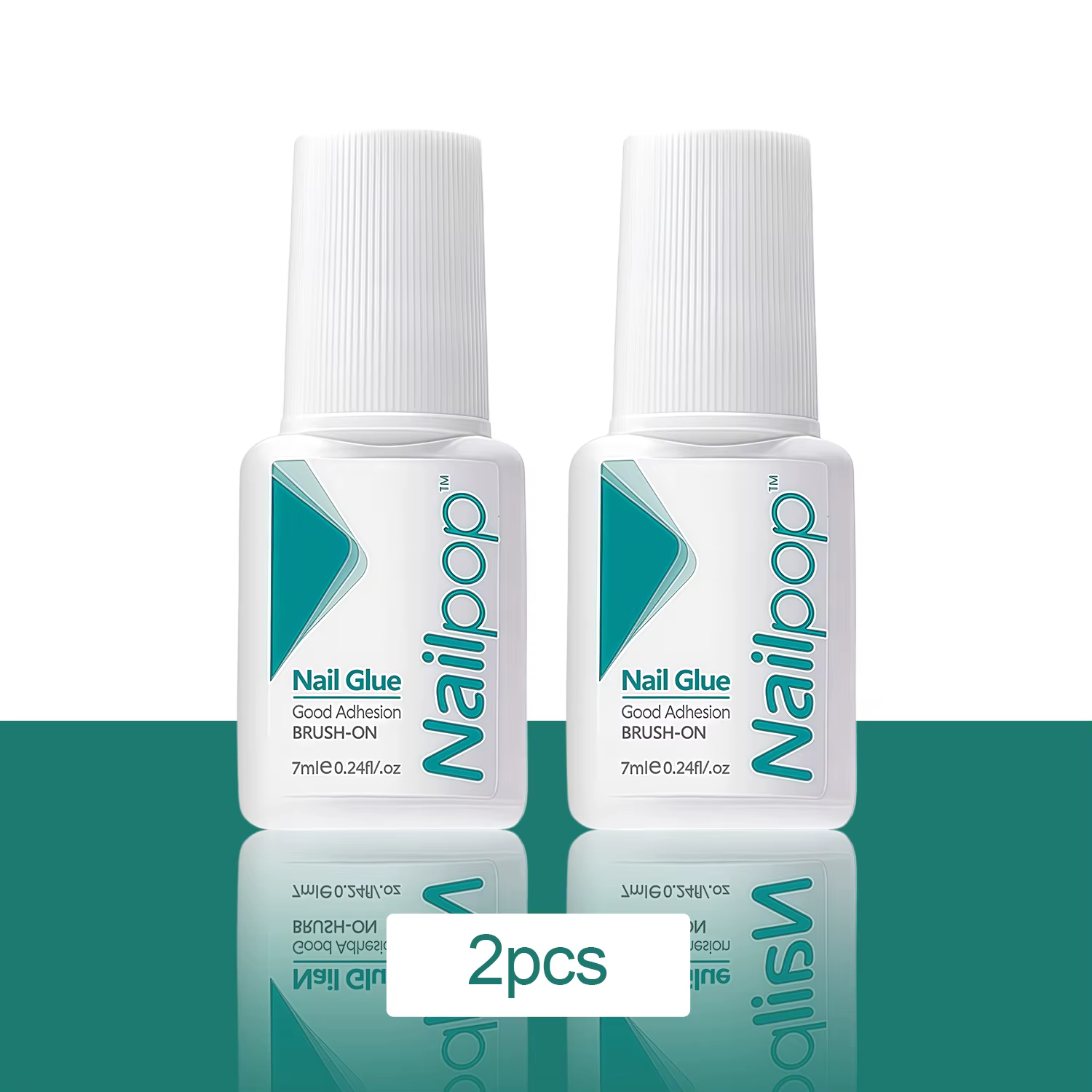Nailpop – colle à ongles 2/5 pièces, adhésif fort, séchage rapide, colle acrylique transparente long