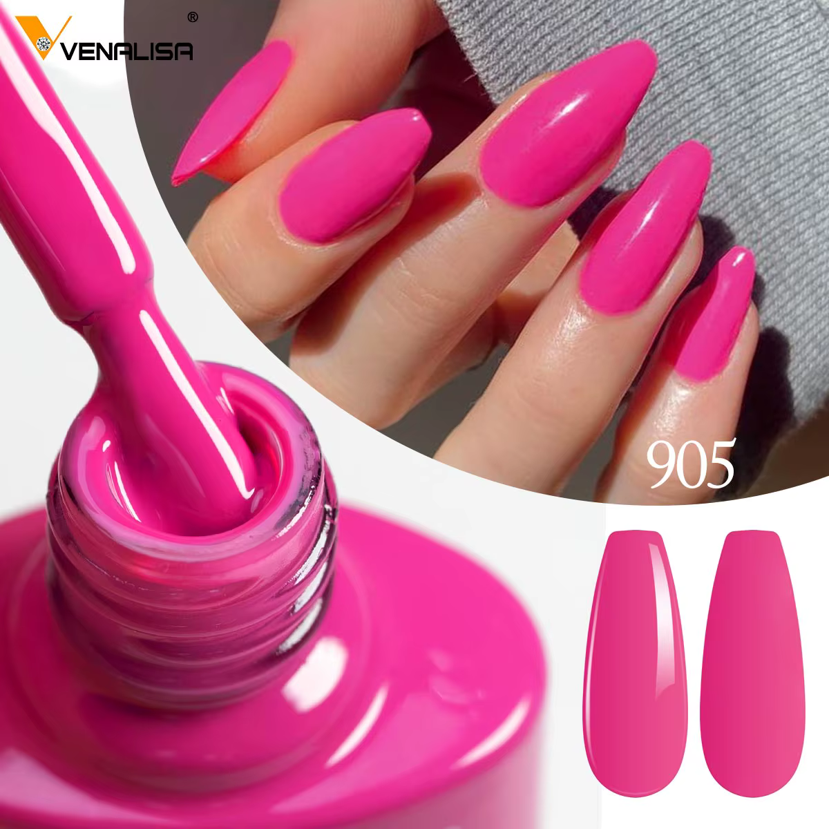 Venalisa VIP4 vernis à ongles HEMA/TPO gratuit couverture complète belle Semi permanente tremper UV