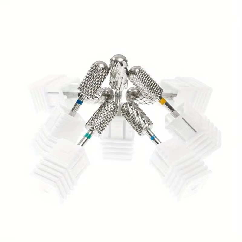 Foret à ongles en carbure de tungstène, 1 pièce, fraise rotative, coupe-ongles, perceuse électrique 