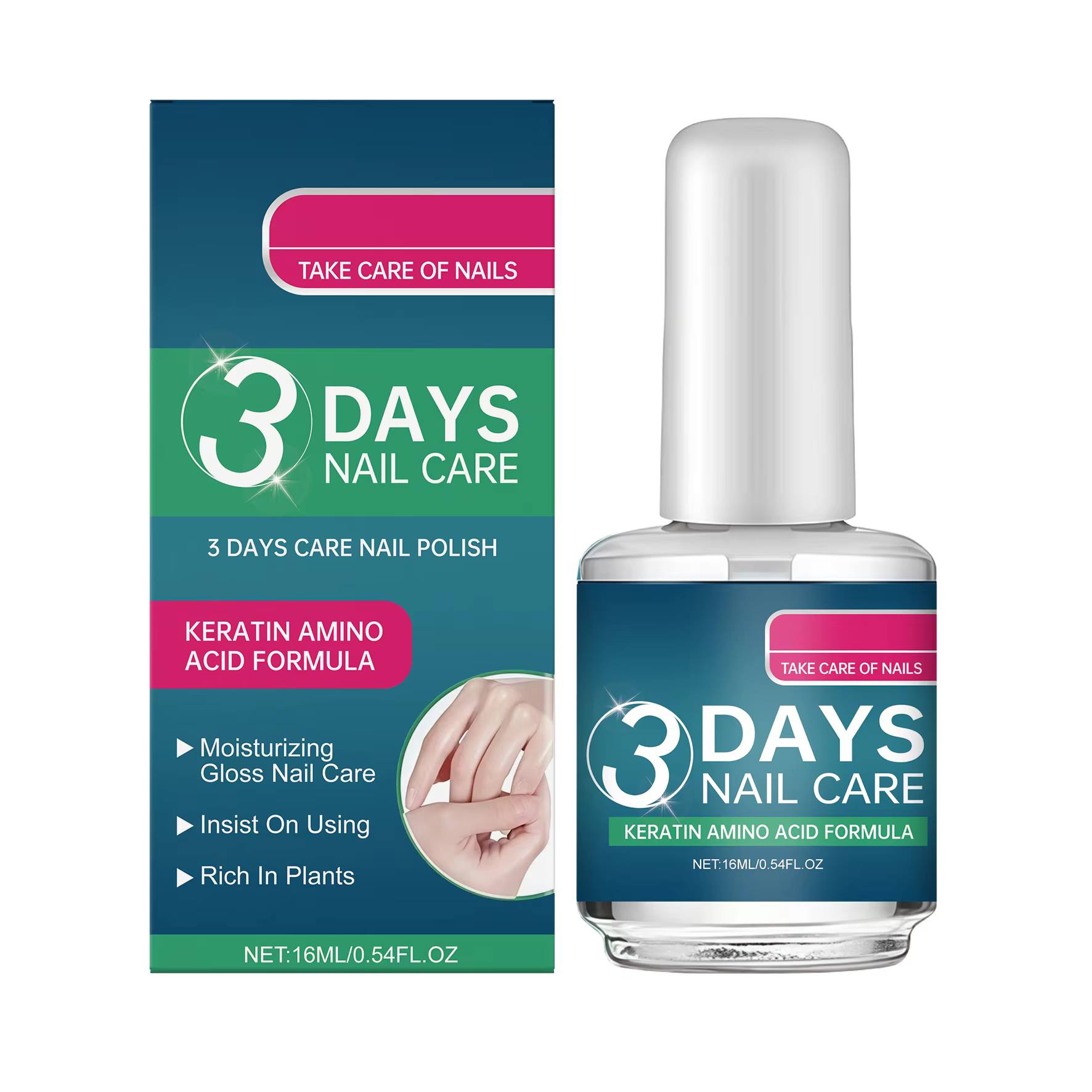 Huile de soin des ongles à la kératine, fortifiante, nourrissante, anti-casse, prévient les fissures