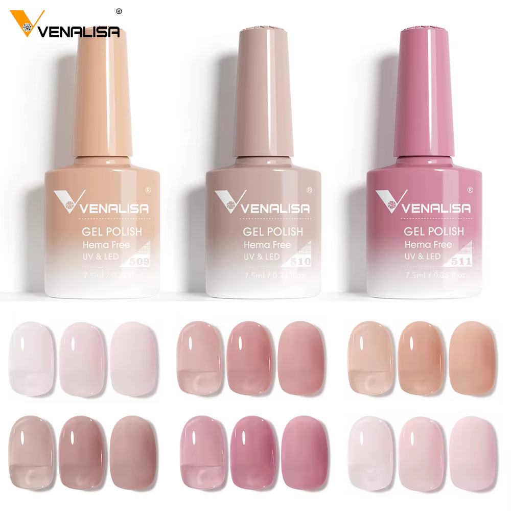 Venalisa VIP5 vernis à ongles HEMA/TPO gratuit couverture complète belle Semi permanente tremper UV 