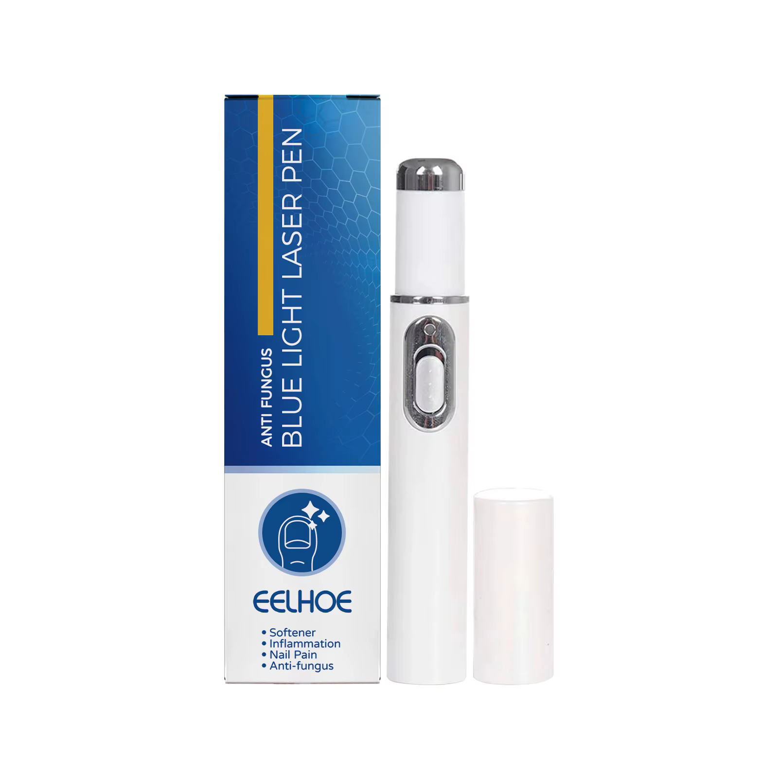 Stylo Laser à lumière bleue pour traitement des champignons des ongles des pieds, élimination des od