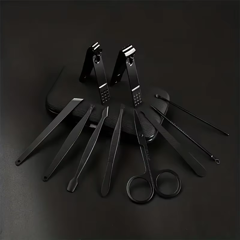 Kit de coupe-ongles professionnel 7 à 24 pièces, coupe-ongles et orteils Ultra tranchants pour homme