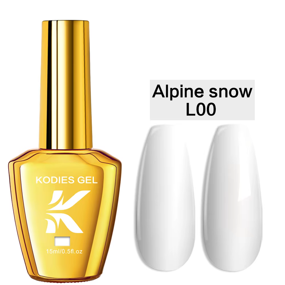 KODIES GEL-Verhéritage à Ongles Gel Super Blanc, Semi Continu, UV, Soak Off, N64.Gel, Manucure Franç