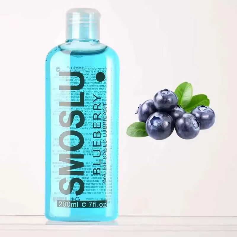 Gel lubrifiant à base d'eau Cherry – Lotion intime douce et lisse au parfum fruité, facile à nettoye