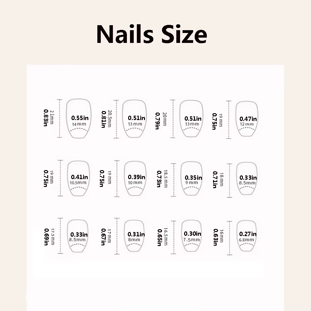 24 pièces/ensemble court carré ballet faux ongles dégradé bleu violet vert rose automne été couvertu