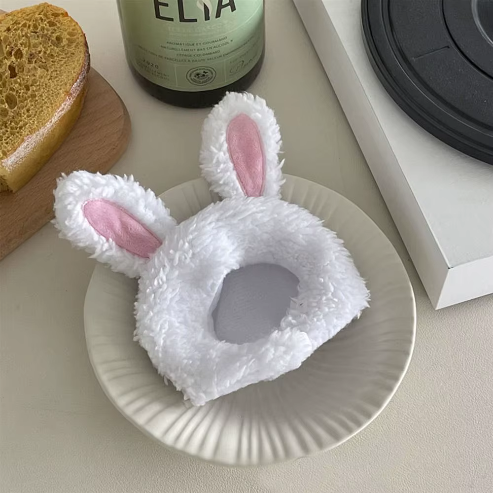 Accessoires de poupées animales Kawaii : couvre-tête de dessin animé, chapeau détachable, accessoire