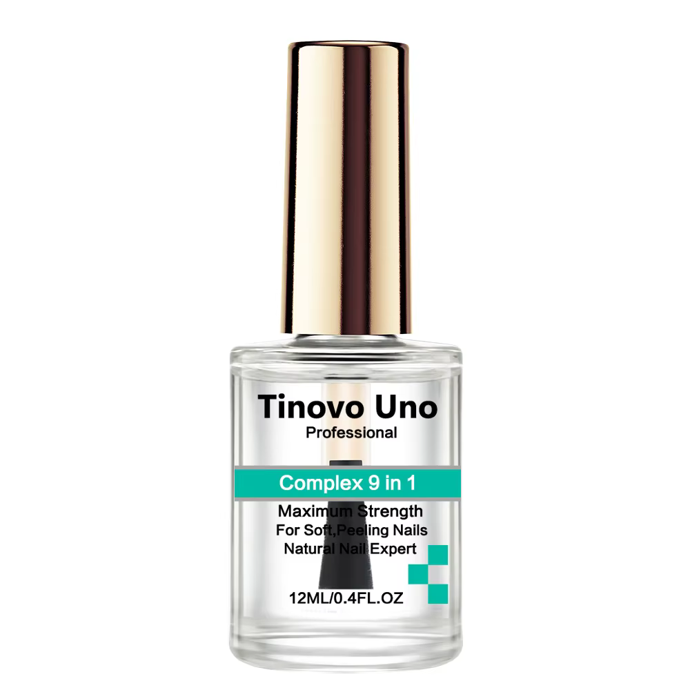 Tinovo Uno Complexe naturel de croissance des ongles 9 en 1, thérapie de traitement des ongles pour 