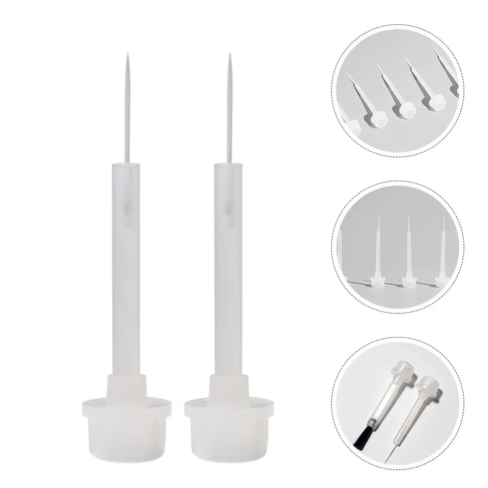 Brosse de remplacement pour vernis à ongles, 20 pièces, détails de dessin, brosse pour Gel liquide, 