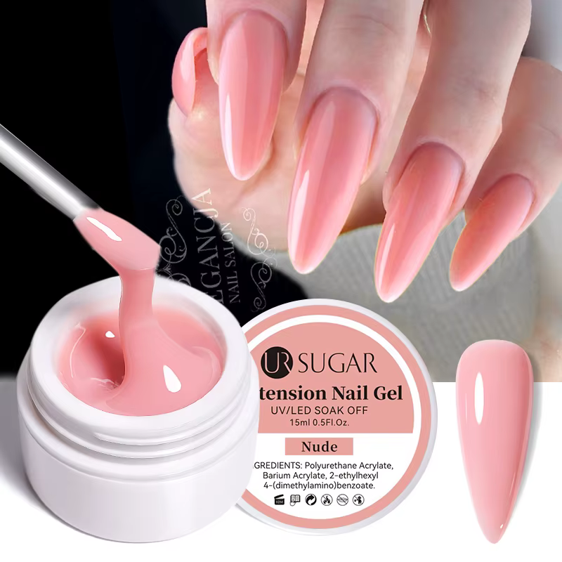 UR SUGAR – vernis à ongles UV LED, gelée d'extension, blanc laiteux, rose clair, 15ml, outils de man