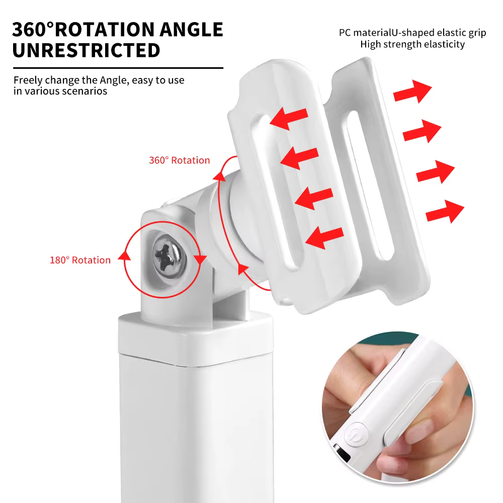 Lampe LED UV Portable pour ongles et Base de Support de lumière LED Rechargeable pour les ongles Gel