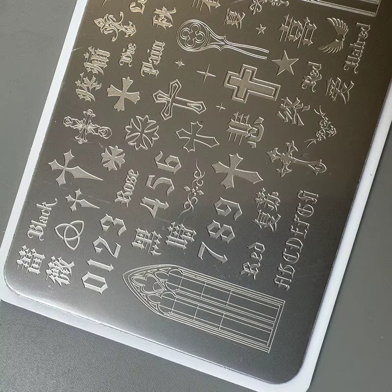 XMQ STAMPING NAIL PLATES CRUCIFIX TEMPLATES HALLOWEEN IMAGEPLATE