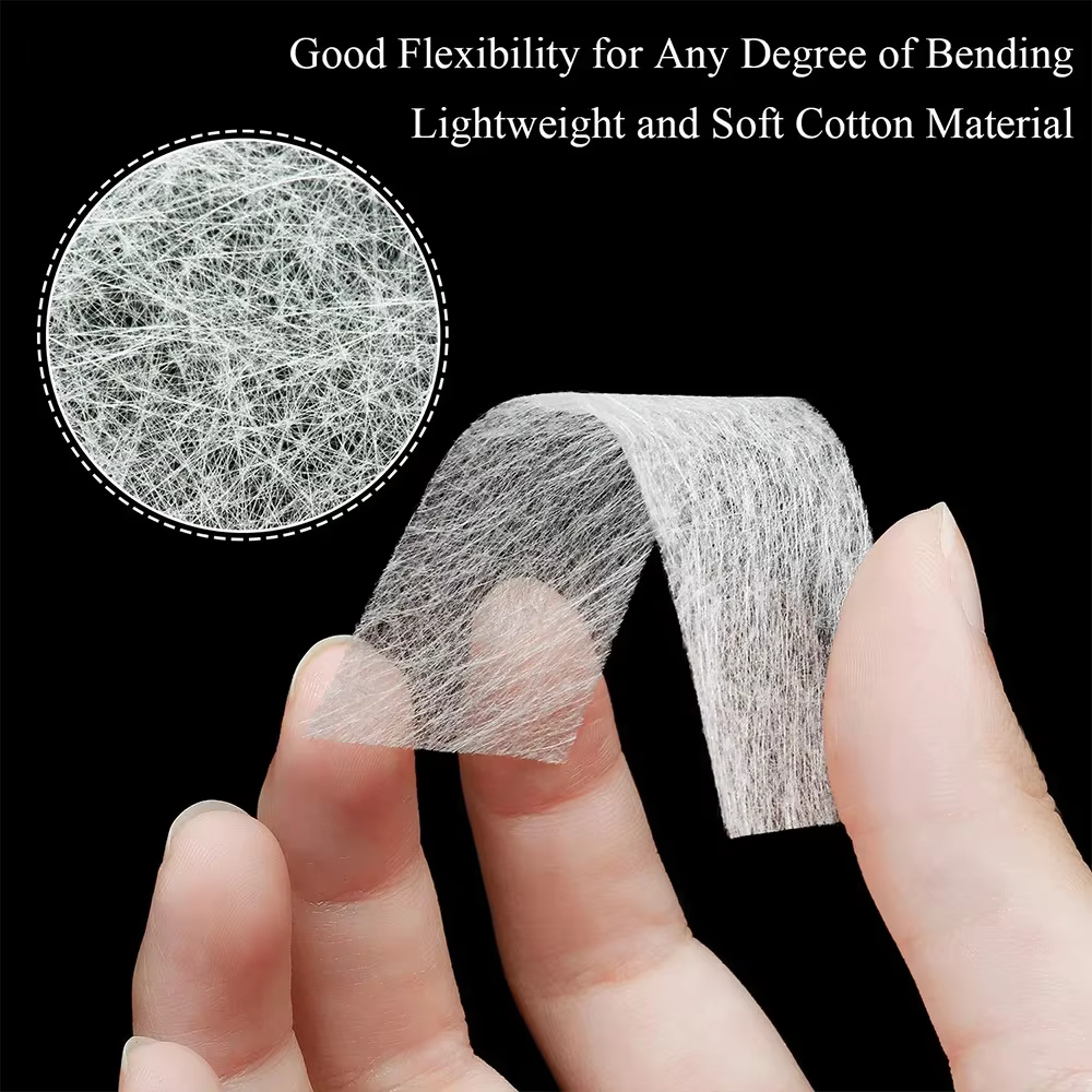 Soie Non tissée en fibre de verre, 10/20/50 pièces, Extension d'ongles, enveloppe en forme de soie, 