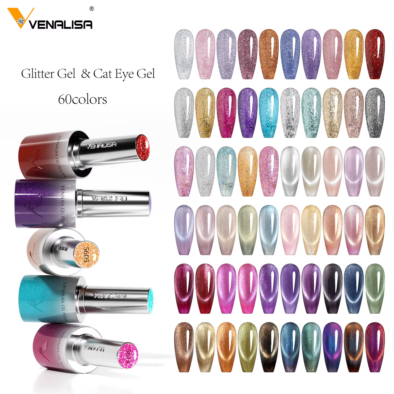 Venalisa TPO gratuit Hema gratuit 10ml ongles d'hiver café chaud oeil de chat vernis à ongles Gel ai