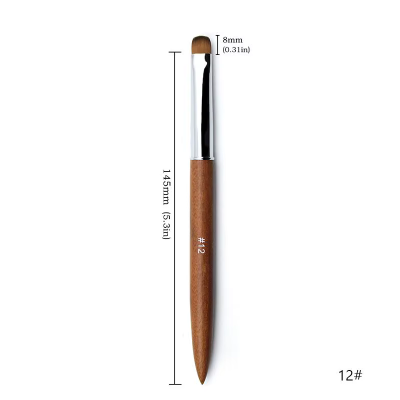 {MX} Pinceaux pour nail art français, manche en bois de santal, stylo polyvalent pour le dessin des 