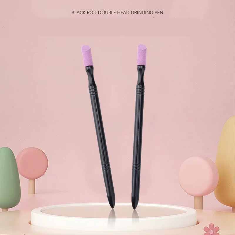 Manucure à Double tête Shi Ying stylo bâton de meulage outil exfoliant ongles exfoliant céramique gr