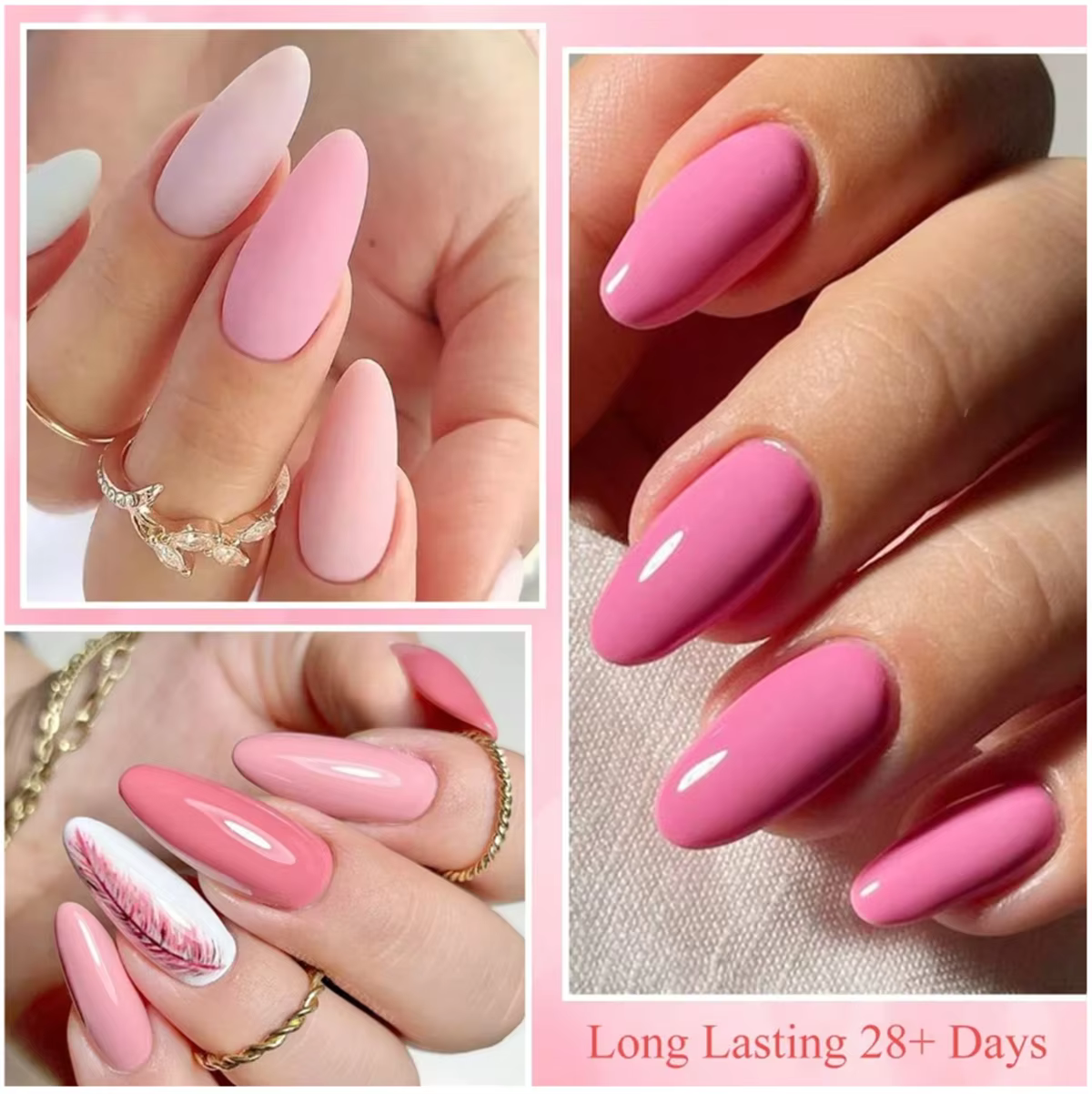 6 pièces Gel vernis à ongles ensemble HEMA gratuit rouge marron couleur Semi Permanent tremper UV Ge