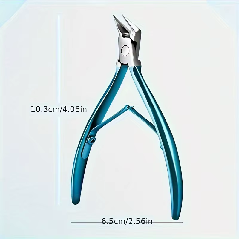 Coupe-ongles pour ongles incarnés épais, large ouverture, antidérapant, à Long manche, 1 pièce