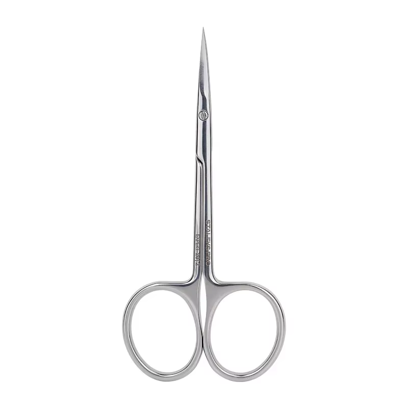 STALEKS SE-20-2 ciseaux à ongles de haute qualité en acier inoxydable coude ciseaux à sourcils Profe