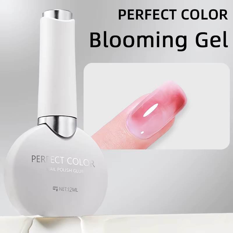 Vernis à ongles Gel floraison couleur parfaite 12ml, impression florale transparente pour Nail Art,