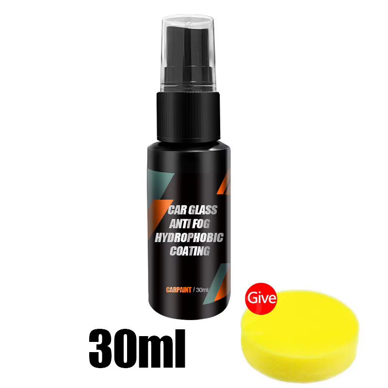 Spray hydrofuge, revêtement Anti-pluie pour verre de voiture, liquide hydrophobe Anti-pluie, masque