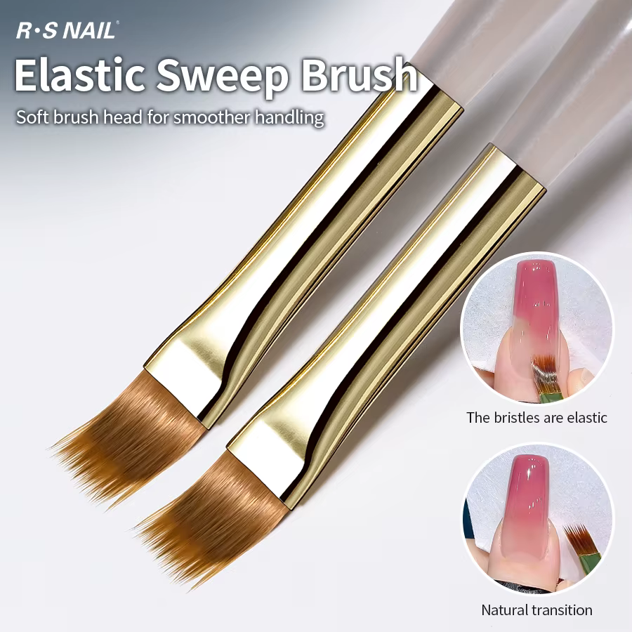 RSNAIL 1/2/5 pièces pinceau pour Nail Art élasticité brosse de balayage bricolage dégradé Nail Art p