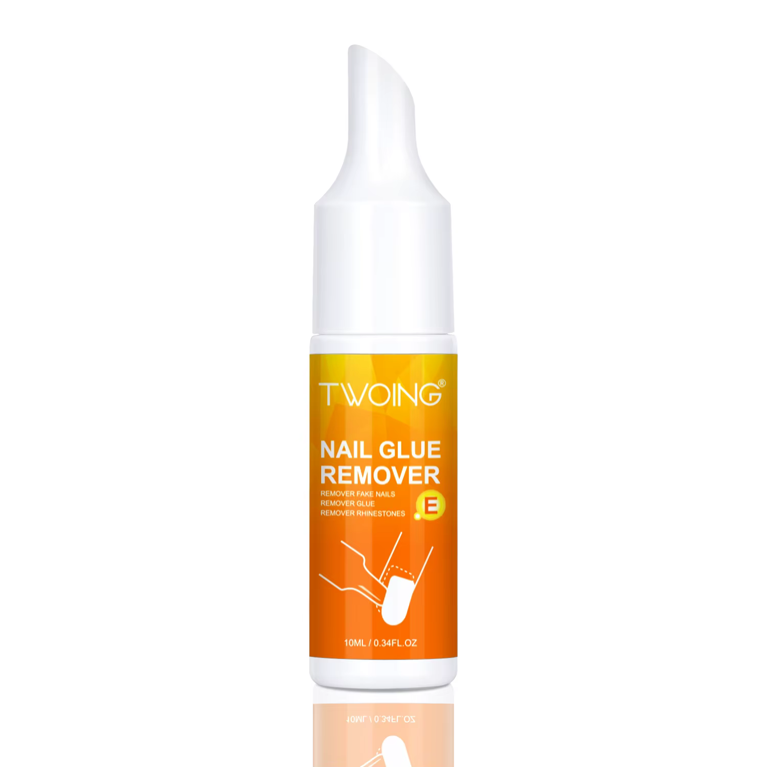 TWOING faux ongles conseils adhésifs solides dissolvant de Gel liquide pour ongles facile à adoucir 