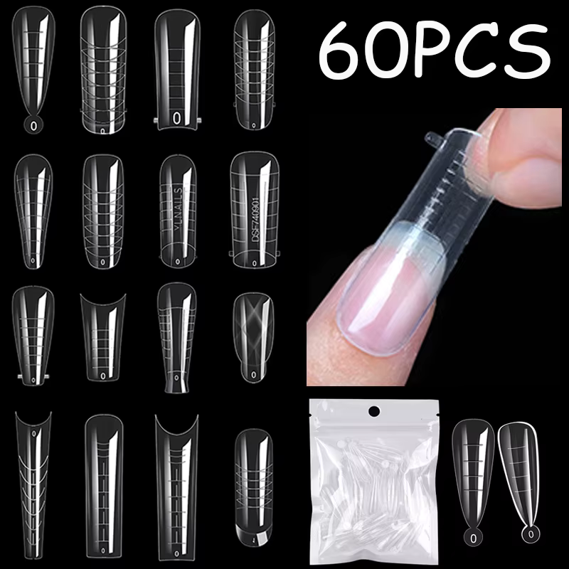 faux ongles capsule ongle press on nails ongle faux chablon gel ongle Faux Doigts en Gel Acrylique, 