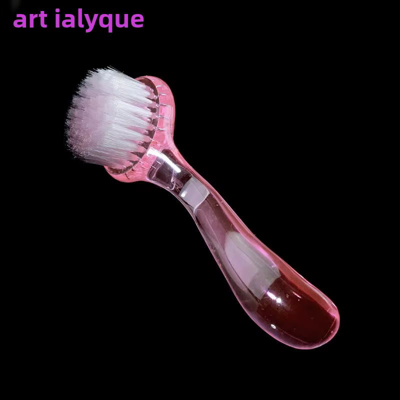 Brosse de nettoyage pour Nail Art, avec capuchon, nettoyeur de poussière pour ongles et orteils, out