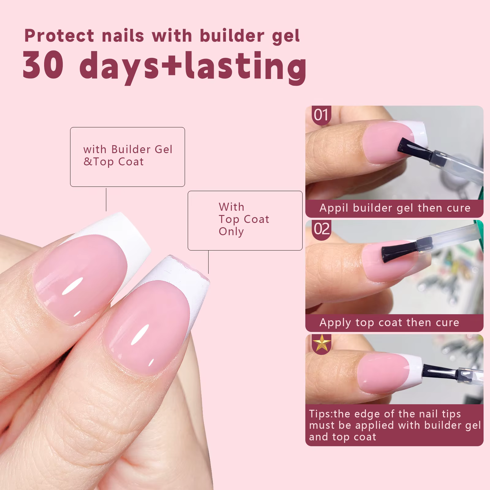 150 pièces faux ongles blanc nu besoin de colle adhésive paillettes presse sur ongles femmes portabl