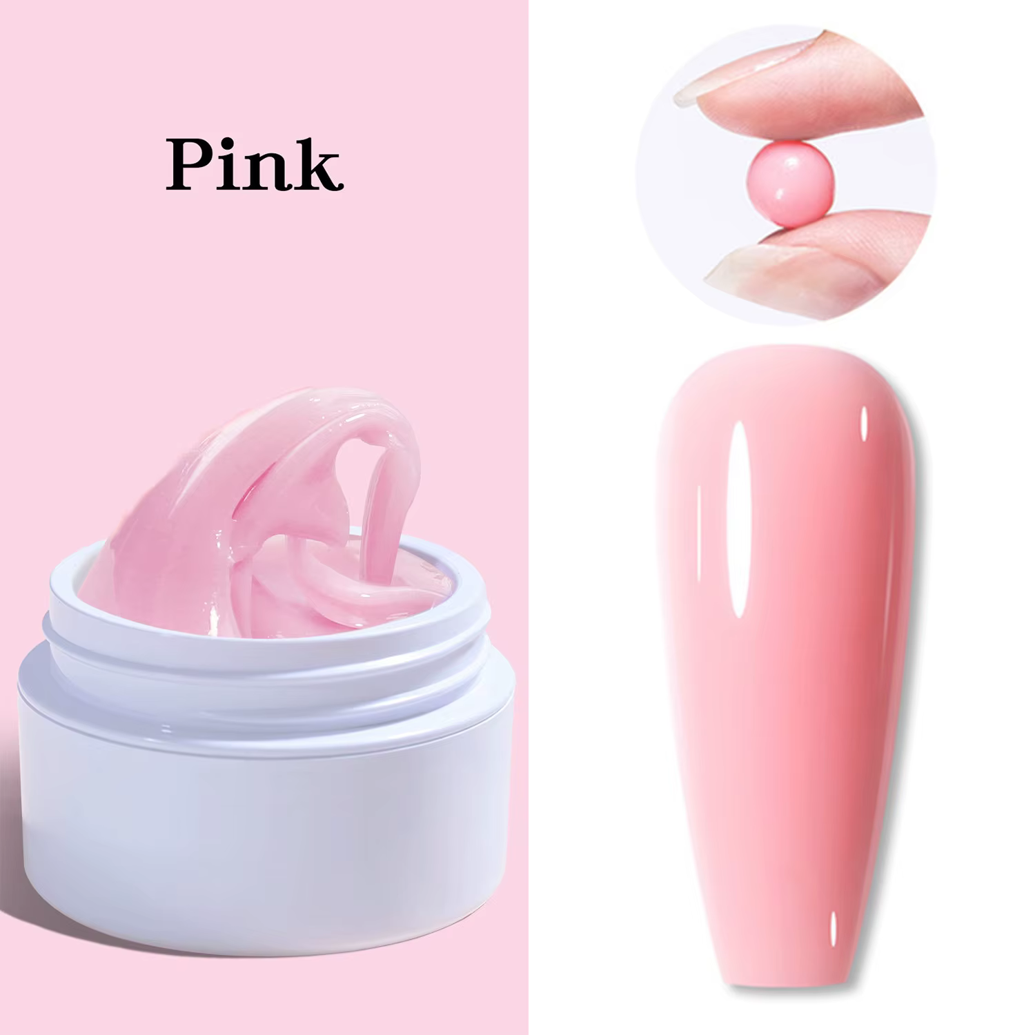 Gel d'extension rapide pour les ongles, gel UV acrylique, Soak Off Crystal Hard Gels Tip, Fast Exten