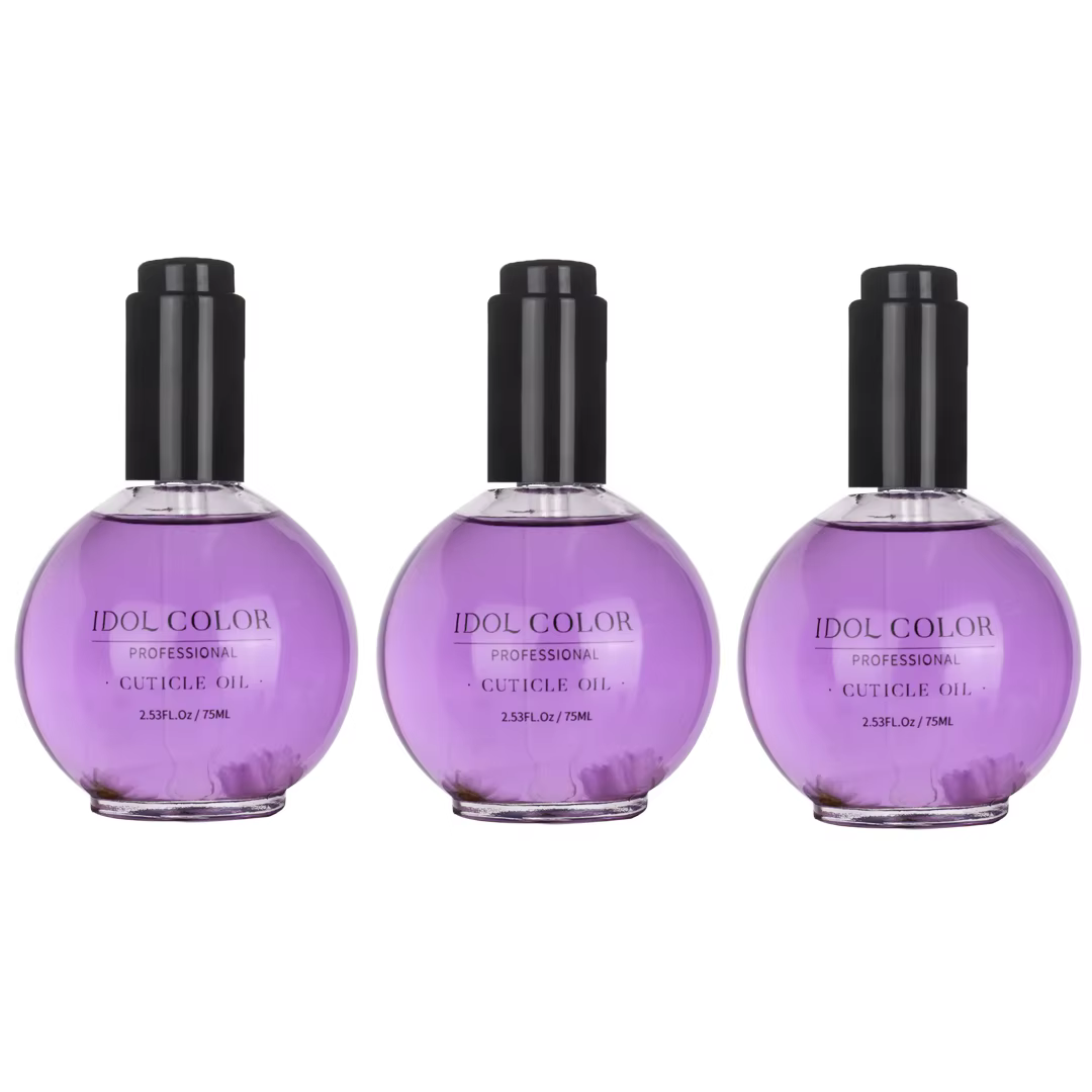 Huile pour cuticules IDOL COLOR, 2,56 FL Oz, répare et restaure les cuticules - Traitement spa biolo
