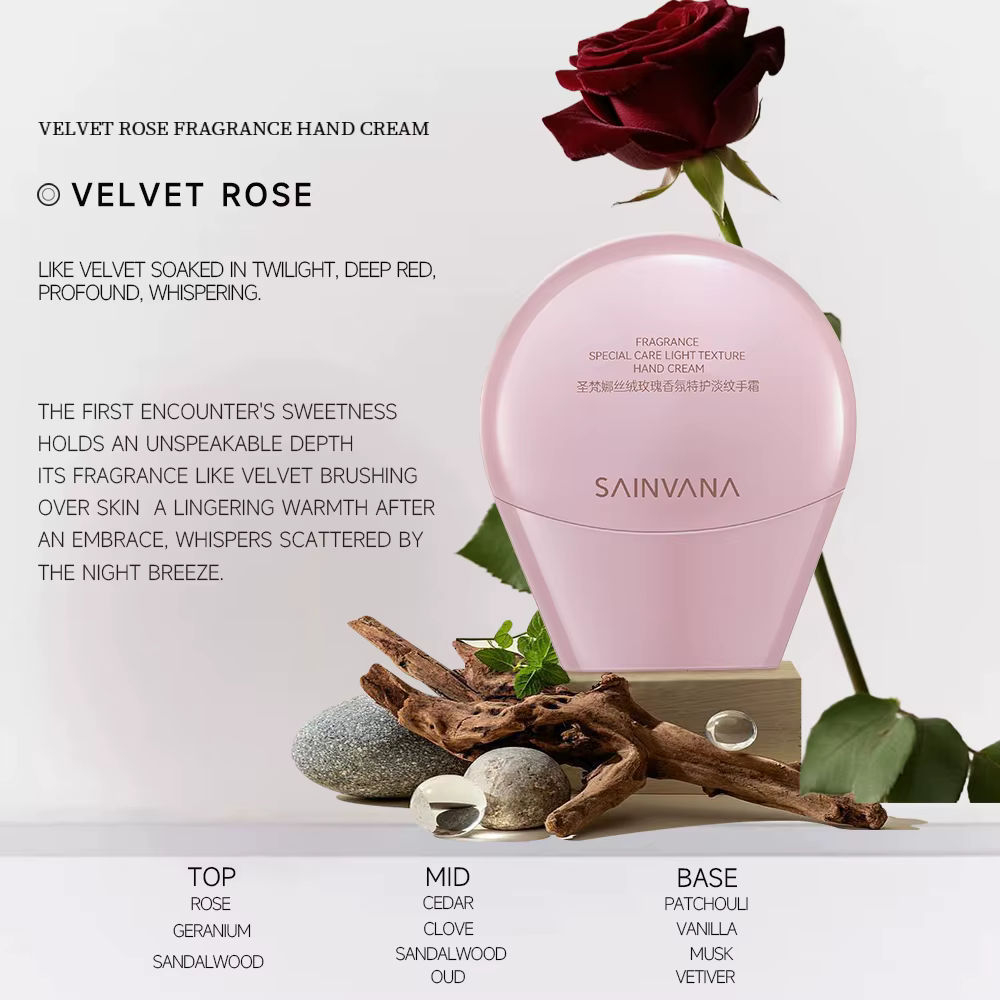 SAINVANA soin des mains et des ongles Anti-rides blanchissant crème hydratante pour les mains parfum