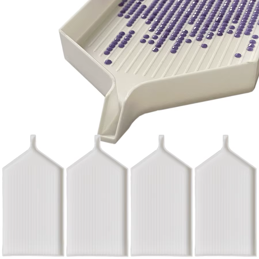 Récipient de biscuits d'art d'ongle, peinture de diamant, ramassage de points, pointes ouvertes pour