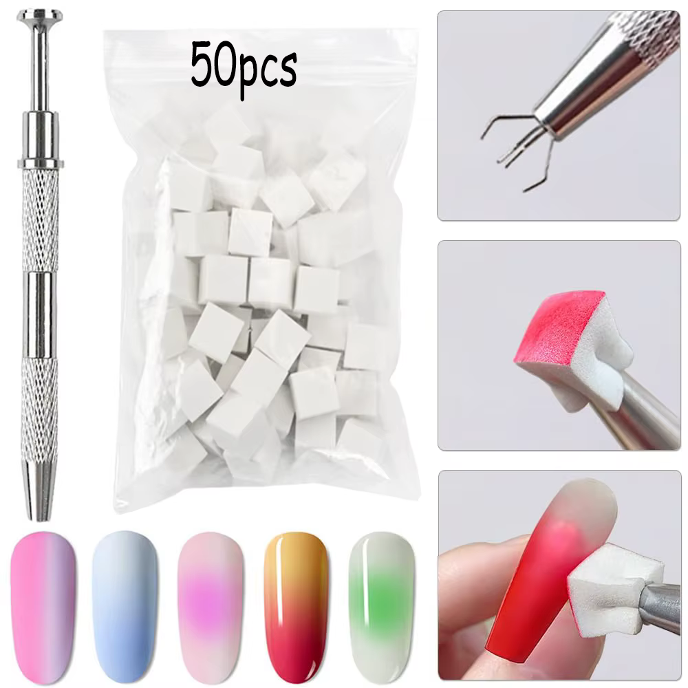 5ml rose Nail Art coussin d'air tapotement colle dégradé tache fard à joues UV LED tremper Nail Art 