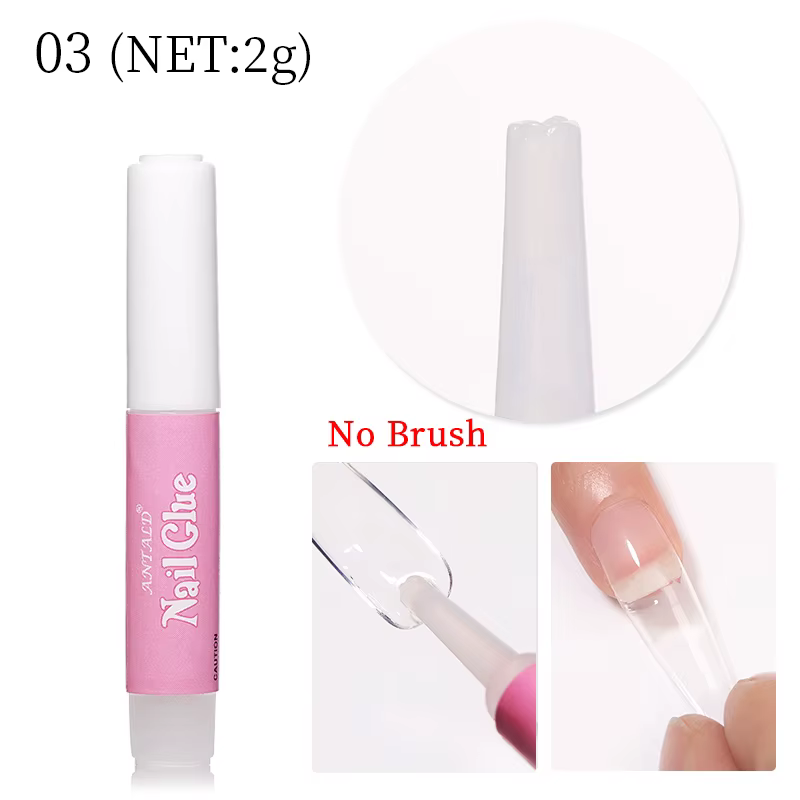 Faux Ongles Gel Verhéritage à vaccage Rapide, Colle N64, Extension Adhésive, Super UV Acrylique pour
