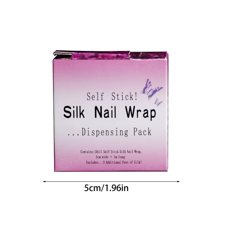 1 rouleau de réparation d'ongles en soie, Gel UV, Fiber de construction, outils de manucure français
